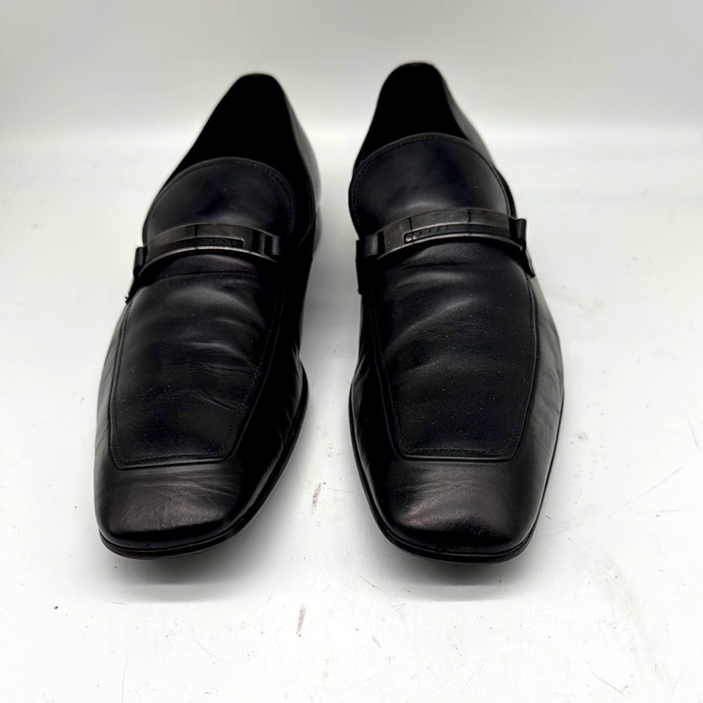 Prada leather loafers designer size 12 US size 13.